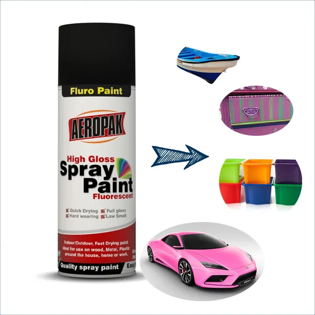 AEROPAK 400ml 10oz Free Sample Acrylic Color Spray Paint