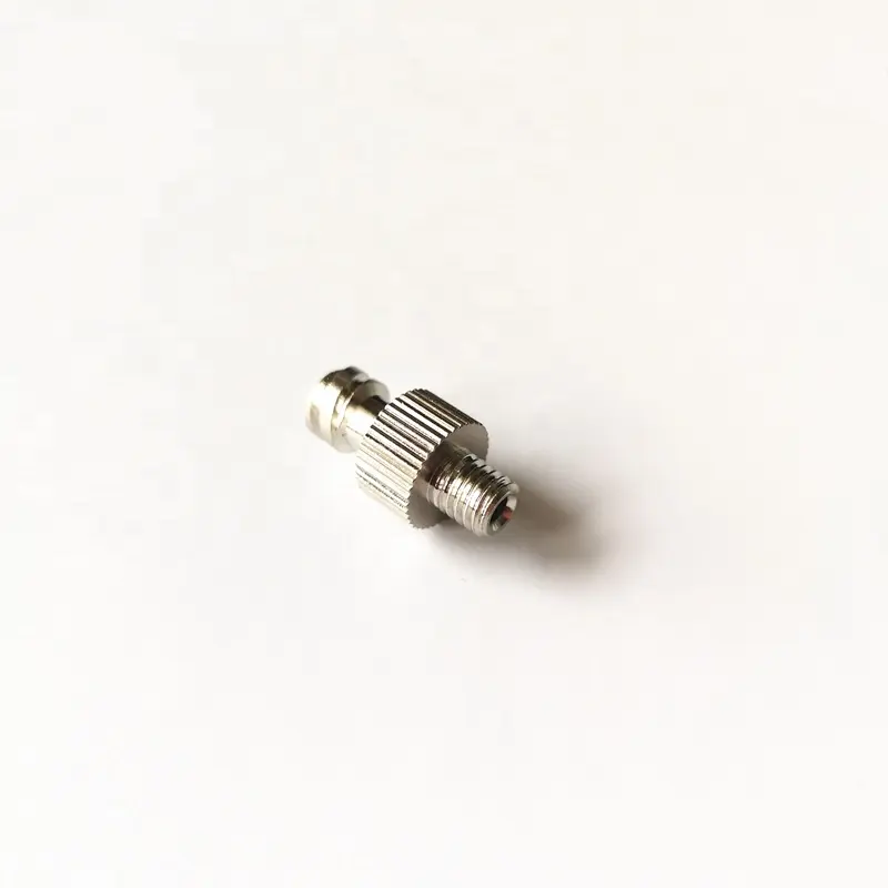 Ottone nichelato connettore in metallo accessori per tubi di M5/M6 filettatura maschio a femmina luer lock adattatore