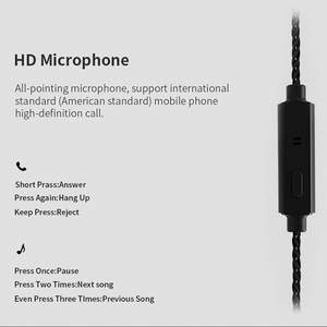 Qkz หูฟังสปอร์ตสเตอริโอไฮบริดแบบไดนามิก4DD <span class=keywords><strong>VK1</strong></span>พร้อมหูฟังไมโครโฟน - Product Image 5