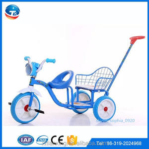 Онлайн покупки из Китая, оптовая продажа, нижнее белье с рисунком из мультфильма трусы трехколесный велосипед для двойни, <span class=keywords><strong>2</strong></span> сиденья трехколесный велосипед, Двухместный детский Трайк - Product Image 5