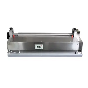 JS-500A Semi-Atomatic Tafel Rvs Lijm Lijmen Machines Lederen Papier Verpakking Met Envelop Lijmen Machine