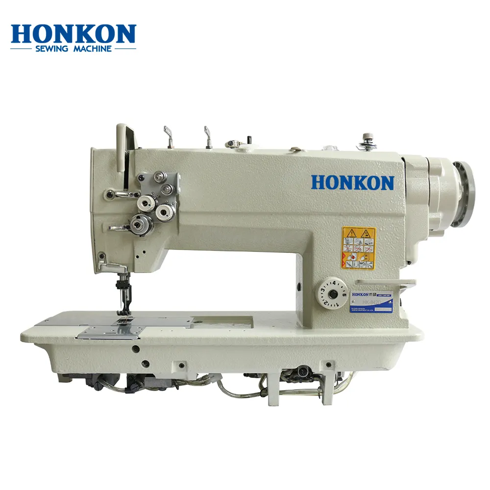 Direct Drive High Speed Double Needle Lockstitch Sewing Machine Series 842/845/872/875 1-10mm Max. Sewing Thickness HONKON