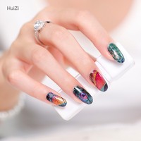 Valentijnsdag ZB Japanse Franse stijl milieuvriendelijke gemengde design glitter gel nagellak sticker groothandel