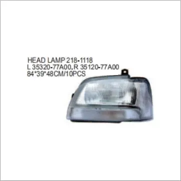 OEM 218-1118 L 35320-77A00 R 35120-77A00 PARA SUZUKI PRONTO/CADA 00-04 AUTO CAR HEAD LAMP