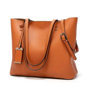 China Handbag Supplier Wholesale PU Material Famous Brand Women Shoulder Bag from GuangZhou Fashion Leather Bags DWDM-335