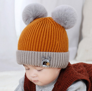 Enfants chapeau enfant en bas âge enfants bébé chaud hiver <span class=keywords><strong>laine</strong></span> chapeau tricot <span class=keywords><strong>bonnet</strong></span> bébé chapeau garçons filles - Product Image 6