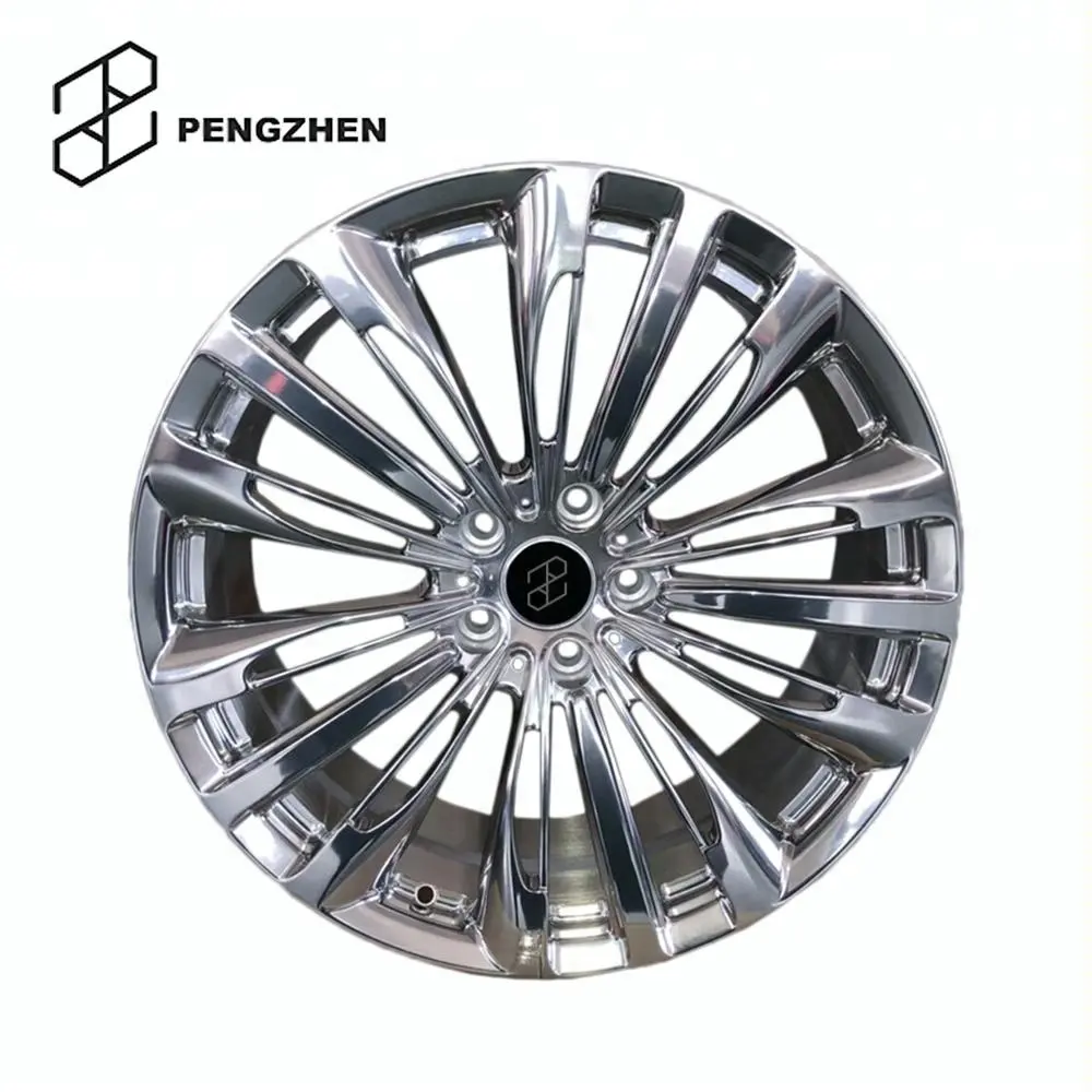 Pengzhen Forged 18 23 inch Alloy Wheel Polished Barrel with Silver Face 5x112 8.5J 19" Car Rims for BMW