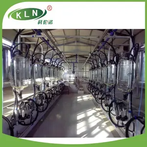 KLN 9JY series fishbone type glass bottle milking parlor
