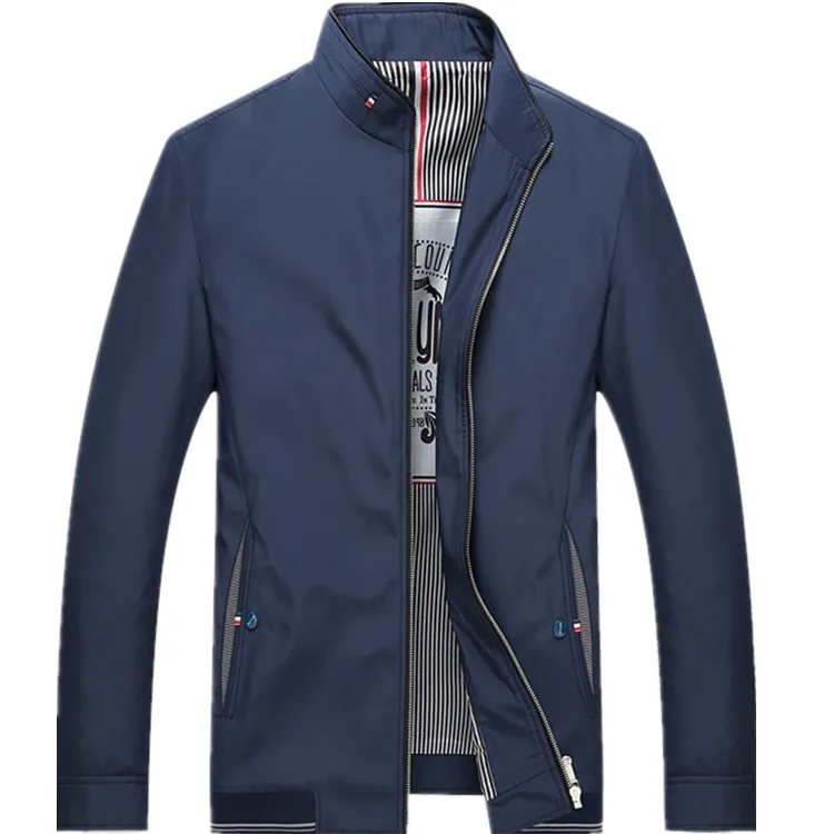 Custom Stand Collar Business Casual Jacket for Men