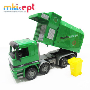 Modellino di <span class=keywords><strong>Camion</strong></span> della <span class=keywords><strong>Spazzatura</strong></span> a Frizione EPT Toys con Bidoni della <span class=keywords><strong>Spazzatura</strong></span> - Product Image 4