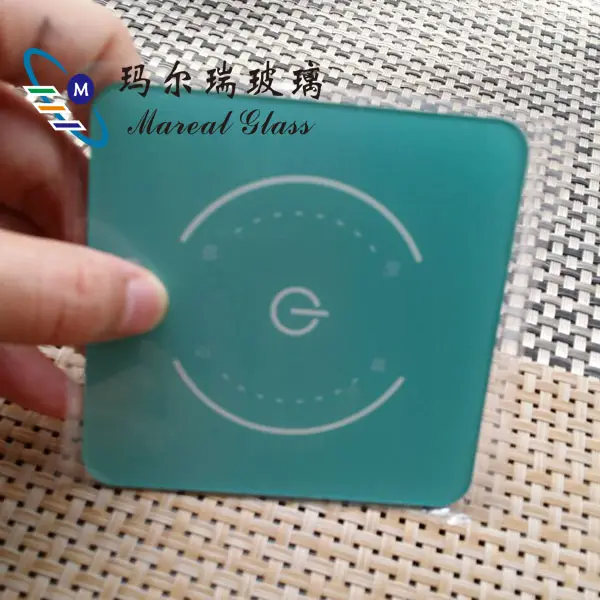 glass manufacture 1mm 2mm 3mm 4mm touch switch panel glass