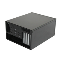 Boîtier PC industriel en aluminium Full Tower Horizontal Mini ITX avec support de ventilateur - En stock
