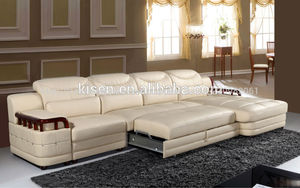 Meubles dim. canapé en cuir canapé d'angle conceptions 8071 - Product Image 1