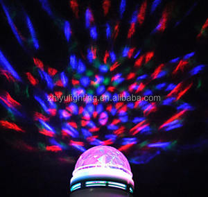 गर्म बेच b22/e27 क्रिस्टल घूर्णन एलईडी बल्ब - Product Image 3