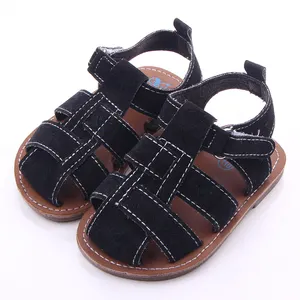 Sandales en caoutchouc dur et cool pour enfants, chaussure d'extérieur pour bébés garçons, nouveau design,