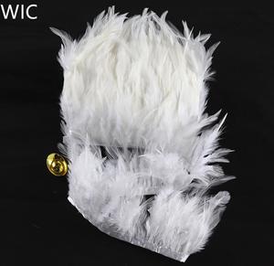 Bán Buôn Giá Nhuộm Trắng Dậu Saddle Gà <span class=keywords><strong>Feather</strong></span> Trim Ren Coque Gà <span class=keywords><strong>Feather</strong></span> Cắt <span class=keywords><strong>Fringe</strong></span> Đối Với Quần Áo - Product Image 1