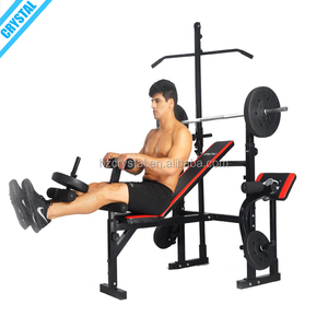 SJ-7850 Multi Home Gym attrezzature per esercizi panca per sollevamento pesi regolabile panca per Squat con barra Lat - Product Image 4