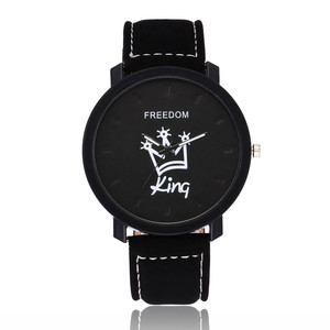 Offre spéciale, jolie montre à Quartz de Couple de Style Simple, montres de poignet d'amoureux OEM pour la saint-valentin, cadeau de bracelet en cuir - Product Image 2