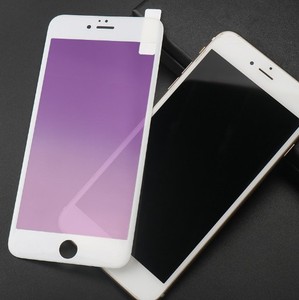Đầy Đủ Bìa Chống Màu Xanh Tím Ánh Sáng Tempered Glass Bảo Vệ Màn Hình Cho Iphone X 6 7 7 Cộng Với 8 Cộng Với 11 12 13 14 15 16 Cộng Với Pro Max - Product Image 3