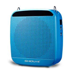 SHIDU S512 البسيطة المحمولة السلكية مضخم صوت MP3 لاعب حزام المتحدث 15W جديد جيد الكهربائية مضخم صوت