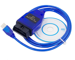 <span class=keywords><strong>Scanner</strong></span> de diagnostic de voiture OBDII OBD2 avec câble USB 409.1 et puce FT232RL - Product Image 3