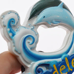 סיטונאי ישיר יצרן נמוך moq 3d מותאם אישית שרף הים בעולם מקרר מגנט סרור תיירות - Product Image 4