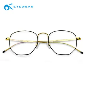 Fashion stijl titanium eyewear titan vrouwen optische lenzenvloeistof frame