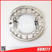 TAIWAN SUNITY TAIWAN MADE REPAIR KIT CD70 C100 CG125 45120-001-010 Plaquettes de frein en métal argenté super anti-usure