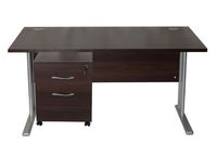 Images modernes, table d'ordinateur en bois, bureau, collection