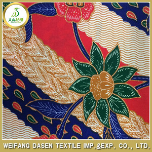 Chine fournisseur polyster imprimé brossé floral conception tissu textile de maison - Product Image 2