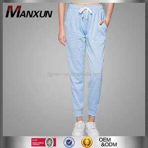 China alibaba Costumbre basculador <span class=keywords><strong>pantalones</strong></span> para <span class=keywords><strong>mujer</strong></span> gris 100 <span class=keywords><strong>pantalones</strong></span> de chándal de algodón - Product Image 1