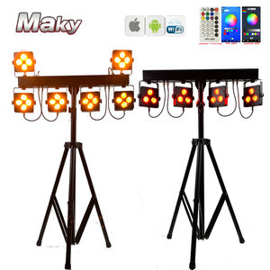 <span class=keywords><strong>DJ</strong></span> par nuevo Pro RGBWAUV 18W inalámbrico DMX y el IRC y Wifi combinación recargable luces Par con soporte efecto pantallas - Product Image 2