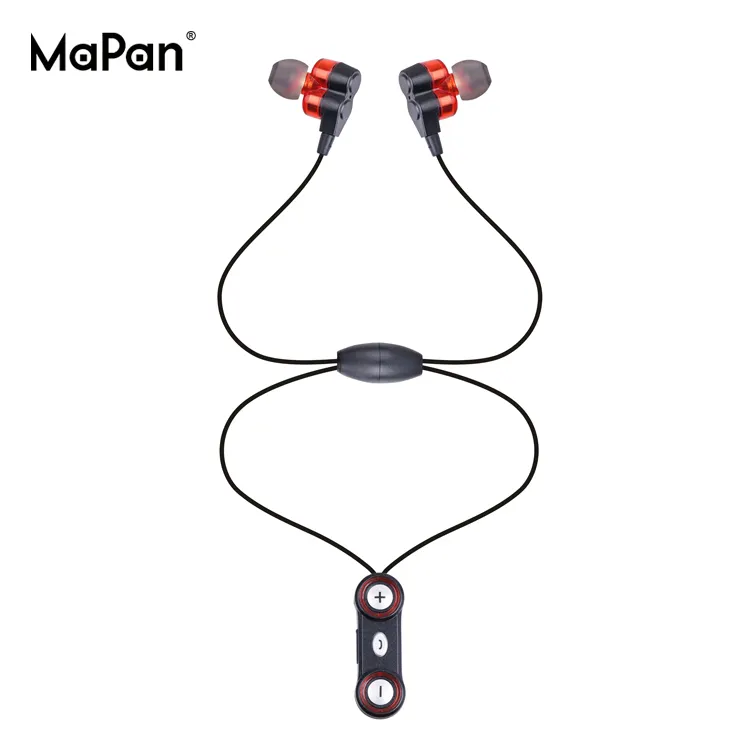 MaPan ซอฟท์ในหูหูฟัง4.1 EDR หูฟังบลูทูธการออกแบบแม่เหล็กที่มี6มิลลิเมตรลำโพง