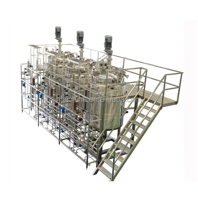 Process module for cell culture  fermentation  preparation  CIP  inactivation