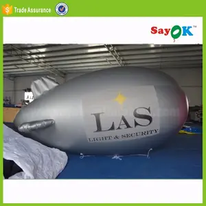 Airship Outdoor Inflatable Advertising Blimp Led Lighting Inflatable Airship For Promotion