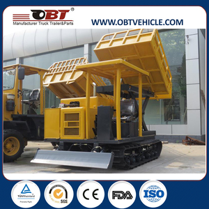 OBT caoutchouc pleine auto-dumping <span class=keywords><strong>dumper</strong></span> sur chenilles pour marais - Product Image 5