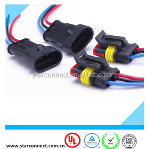 Otomobil özel su geçirmez 3 pinli konnektör otomatik kablo demeti üreticisi - Product Image 4
