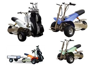 Caddie <span class=keywords><strong>de</strong></span> <span class=keywords><strong>Golf</strong></span> électrique d'<span class=keywords><strong>occasion</strong></span>, 1000w, siège arrière, alimenté - Product Image 4