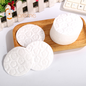 Kosmetik Nama Merek Besar Bantalan Wol Katun Bulat Bantalan Makeup Bambu - Product Image 2