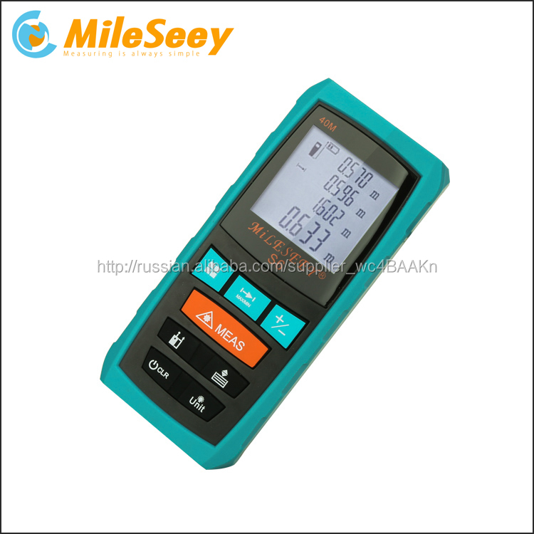 Оптовая Mileseey S6 40 М Цифровой Длина Измерительный Прибор Лазерный Дальномер