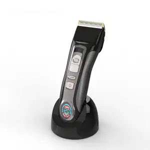 Best Professional LCD hair clipper rechargeable hair trimmer china