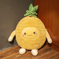 Watermeloen Fruit Knuffel Pluche Fruit Pop Gevulde Ananas Fruit Speelgoed