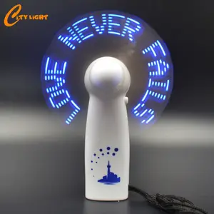 2019 new products Customized led flashing message fan for advertising & promotion