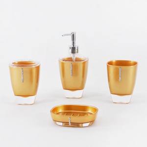 Juegos de baño de hotel de plástico negro de alta calidad - Product Image 3