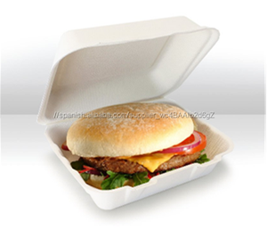 Fuente del <span class=keywords><strong>restaurante</strong></span> de <span class=keywords><strong>bagazo</strong></span> de caña de azúcar de embalaje desechable caja de hamburguesa - Product Image 4