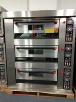 Pont unique 2 plateaux Électrique/Gaz Équipement de Boulangerie de Pain De Cuisson Four Machine