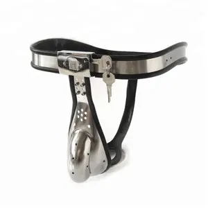 Nuovo Arrivo T3 Gabbia di Castità in Metallo per Pene, Cintura di Castità Maschile in Acciaio Inossidabile con Lucchetto, Dispositivo di Bondage, Gabbia per Pene, Giocattoli Sessuali per Uomini - Product Image 1