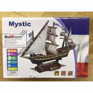 3D kağıt korsan gemisi modeli bulmaca-santa <span class=keywords><strong>Maria</strong></span> gemi DIY 50 parça altında çocuklar için eğitici oyuncak ev dekor - Product Image 3