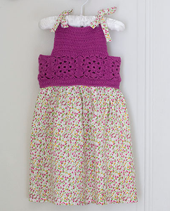 Suéter de Verano para Niñas, Diseño Casual, Color Sólido, Tejido de Ganchillo de Algodón, con Lazo, Largo hasta la Rodilla - Product Image 3