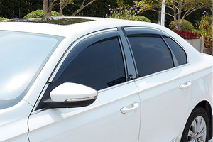 Pelindung deflektor perisai hujan cuaca Visor pintu mobil untuk Volkswagen Lavida 2008-2017